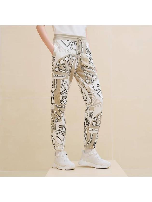 Effet Kaleidoscope Jogging Pants Women H4H4418DGF836 - HERMES - BALAAN 1