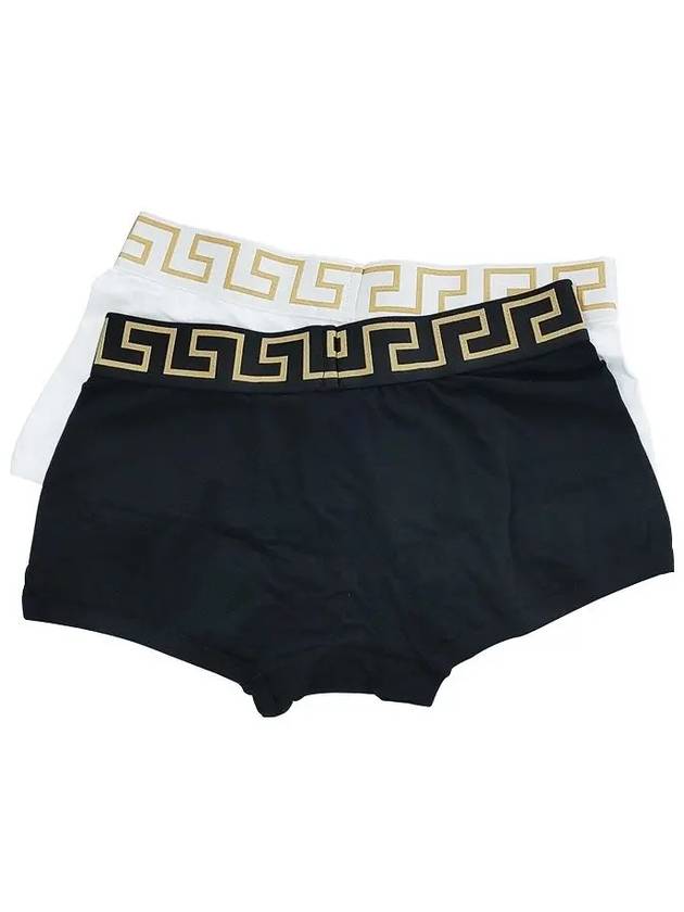 Medusa Banding Logo Briefs 2-Pack Set White Black - VERSACE - BALAAN 3