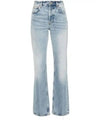 Low Rise Denim Straight Jeans Blue - SAINT LAURENT - BALAAN 2