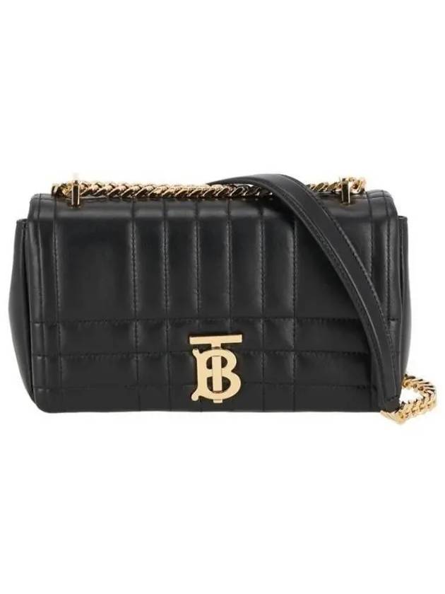 Lola Quilted Lambskin Small Shoulder Bag Black - BURBERRY - BALAAN 2