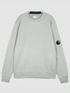 Diagonal Raised Fleece Sweatshirt Grey - CP COMPANY - BALAAN 2