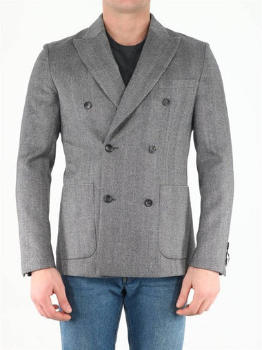 Grey Wool Jacket - TONELLO - BALAAN 1