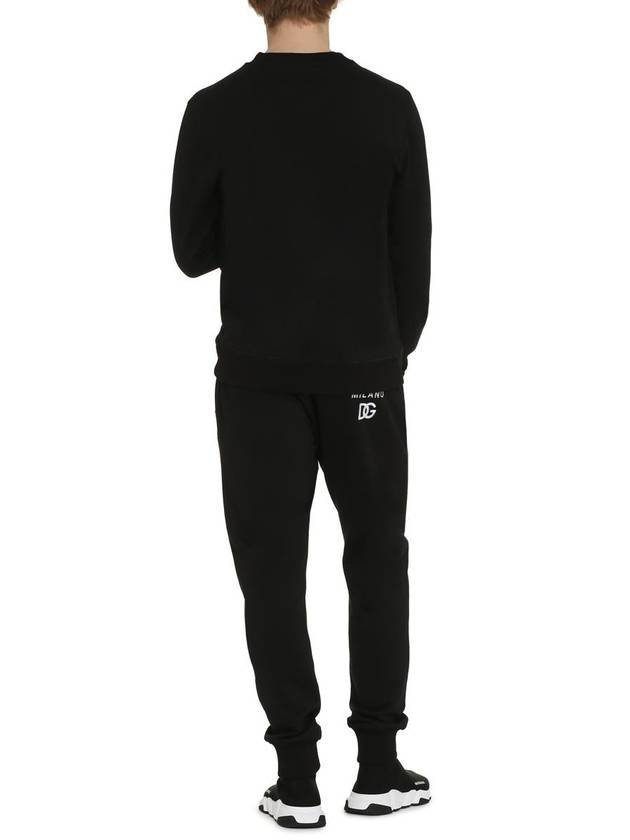 Jersey Brand Tag Sweatshirt Black - DOLCE&GABBANA - BALAAN 5