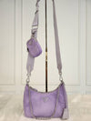 Women s Tesuto Chain Strap Hobo Bag Purple 1BH204 Condition B - PRADA - BALAAN 2