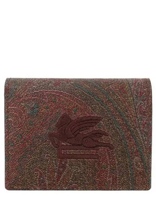 Paisley Card Wallet Brown - ETRO - BALAAN 2