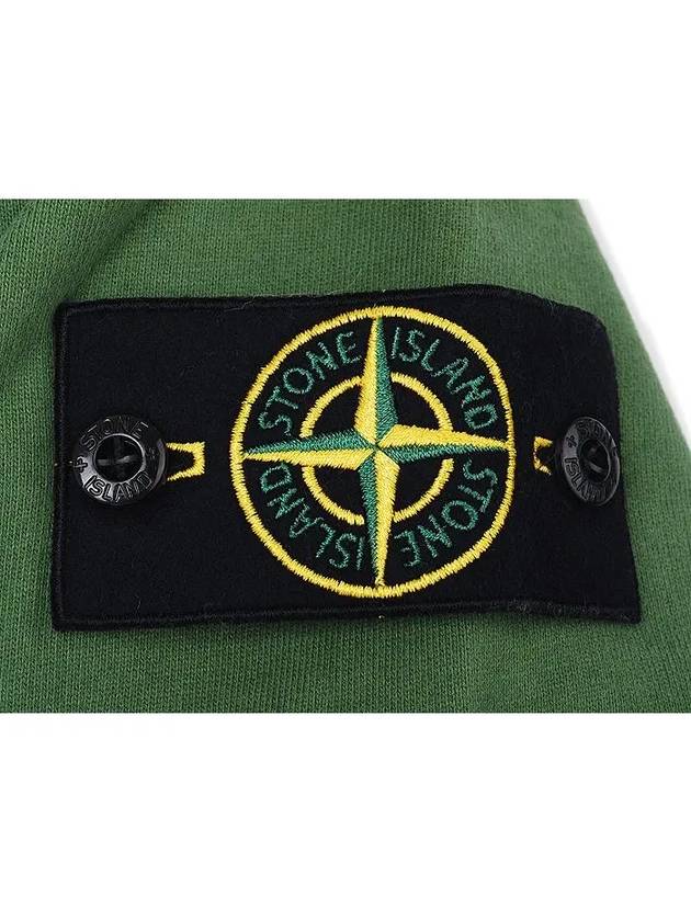 Wappen Patch Crew Neck Sweatshirt Green - STONE ISLAND - BALAAN 5