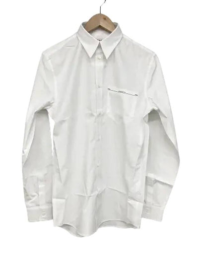 Vilux Logo Long Sleeve Shirt White - GIVENCHY - BALAAN 2