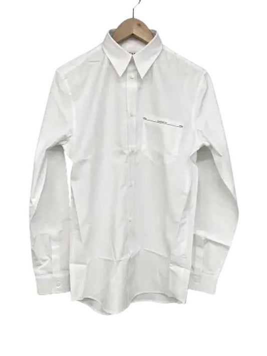 Men's Logo Long Sleeve Shirt White - GIVENCHY - BALAAN 2