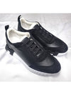 Bouncing Leather Low Top Sneakers Noir - HERMES - BALAAN 7