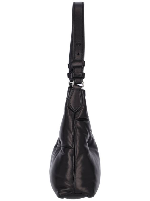 Women's Glam Slam Hobo Small Shoulder Bag Black - MAISON MARGIELA - BALAAN 6