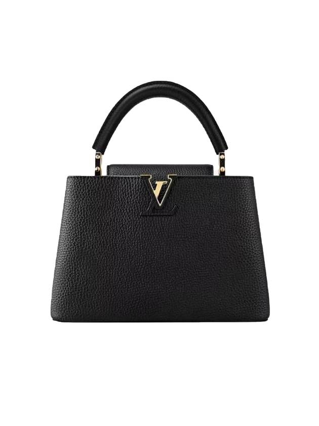 Capucines BB Taurillon Leather Strap Cross Bag Black - LOUIS VUITTON - BALAAN 1