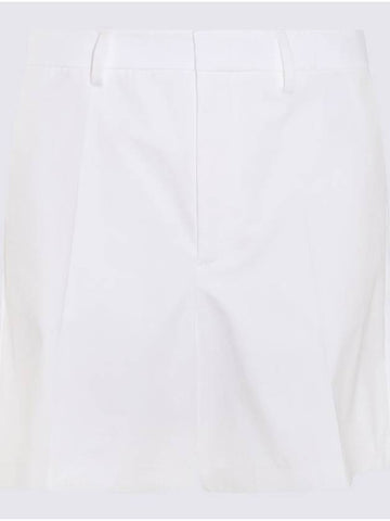 Valentino Garavani White Wool Bermuda Shorts - VALENTINO - BALAAN 1