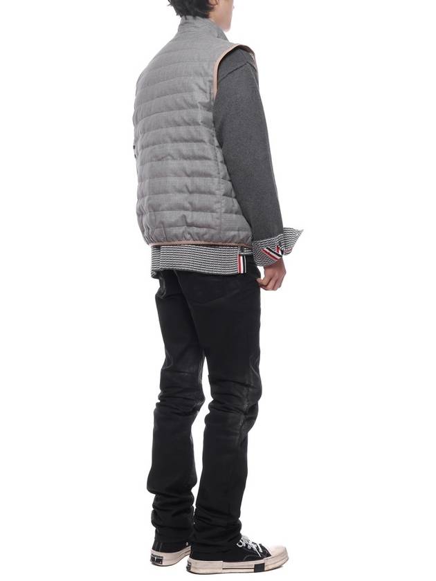 Zip Padded Vest Grey - BRUNELLO CUCINELLI - BALAAN 7