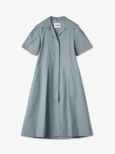 Flare Long Dress Light Blue - JIL SANDER - BALAAN 2