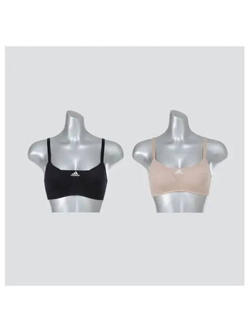 adidas UNDERWEAR 2 Pack Performance AeroReady Essential Bra - ADIDAS - BALAAN 1