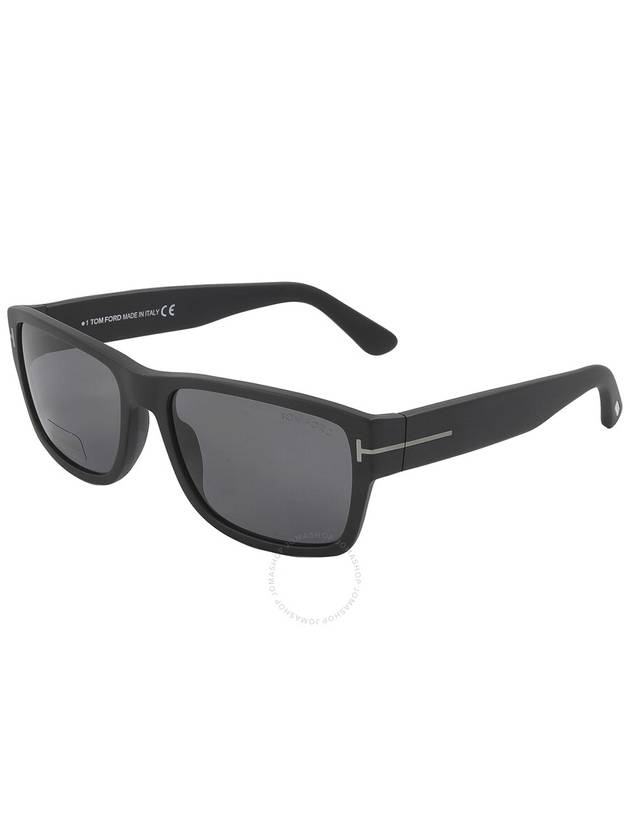 Tom Ford Mason Polarized Grey Rectangular Men's Sunglasses FT0445 02D 58 - TOM FORD - BALAAN 3