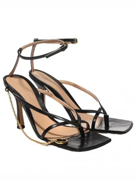 chain stretch sandals women shoes heels - BOTTEGA VENETA - BALAAN 1