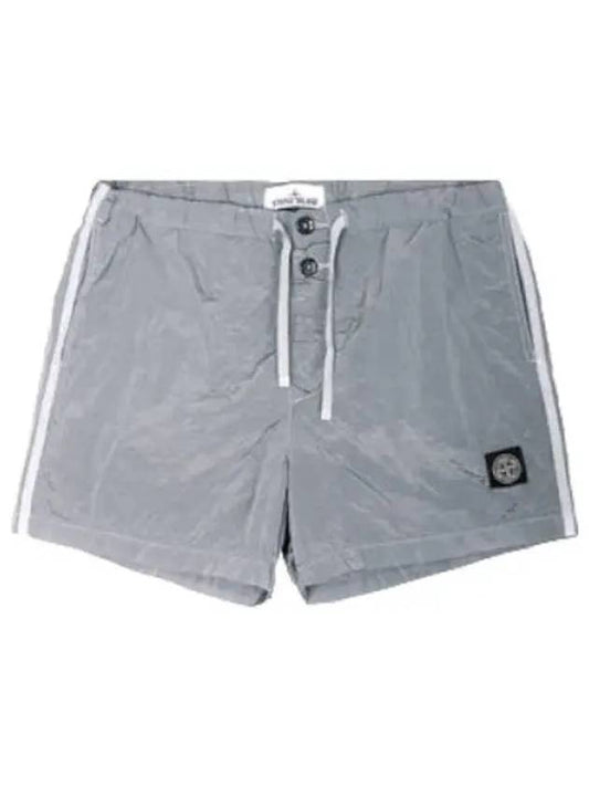 Nylon Metal Econyl Regenerated Swim Shorts Slim Fit Short Pants Men s - STONE ISLAND - BALAAN 1