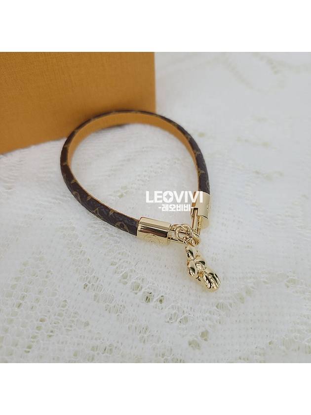 Vivienne Charm Bracelet Gold Brown - LOUIS VUITTON - BALAAN 6