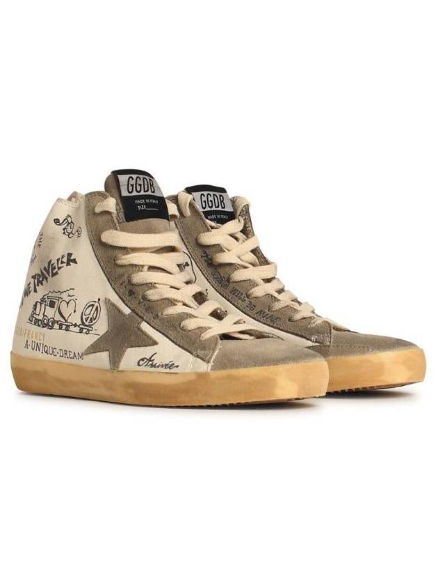 Golden Goose 'Francy' White Leather Sneakers - GOLDEN GOOSE - BALAAN 2