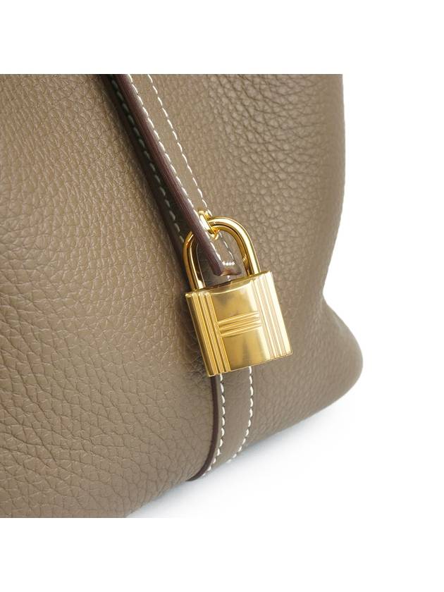 Picotin Lock 22 Tote Bag Etoupe - HERMES - BALAAN 7