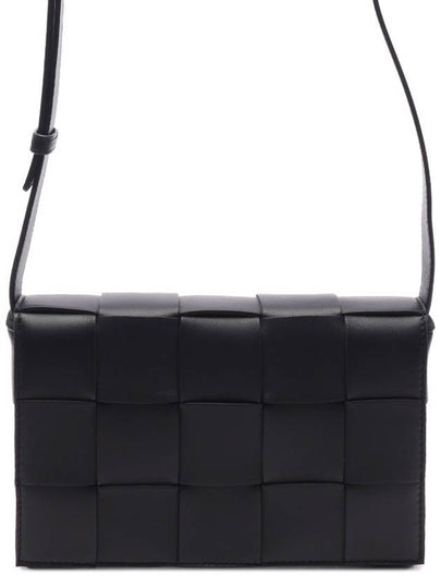 Intrecciato Cassette Cross Bag Black - BOTTEGA VENETA - BALAAN 2