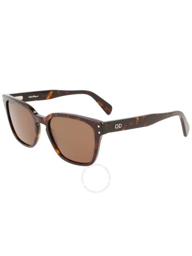 Salvatore Ferragamo Brown Square Men's Sunglasses SF1040S 240 55 - SALVATORE FERRAGAMO - BALAAN 1