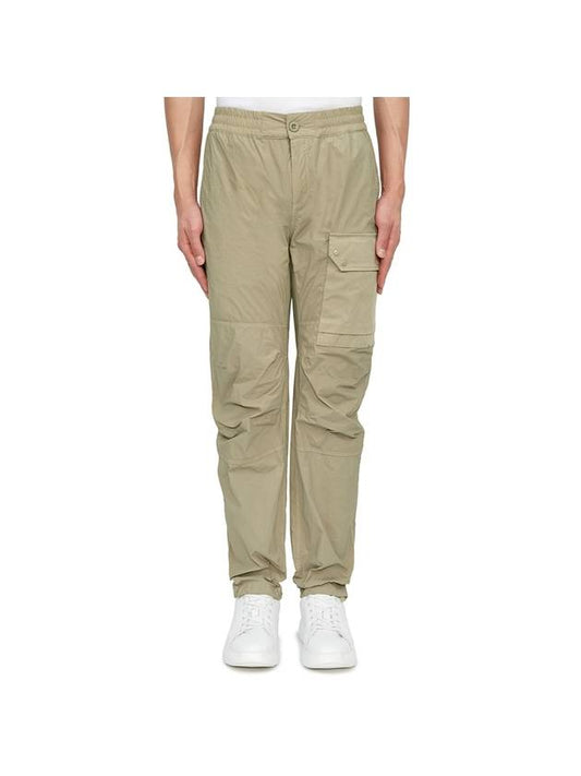 Men's Snap Pocket Cargo Straight Pants Beige - TEN C - BALAAN 1