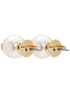 Crystal Pearl Stud Earring Gold - TORY BURCH - BALAAN 5