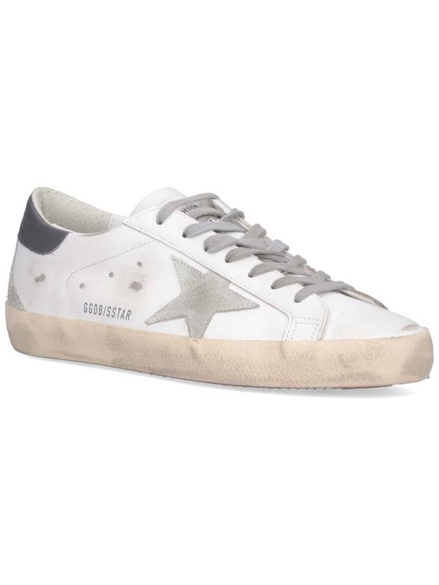 Superstar Grey Tab Low Top Sneakers White - GOLDEN GOOSE - BALAAN 3