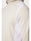 Men s Lucas Quarter Zip Up Golf Hood Moonbeam GMJS10949 U029 - J.LINDEBERG - BALAAN 4