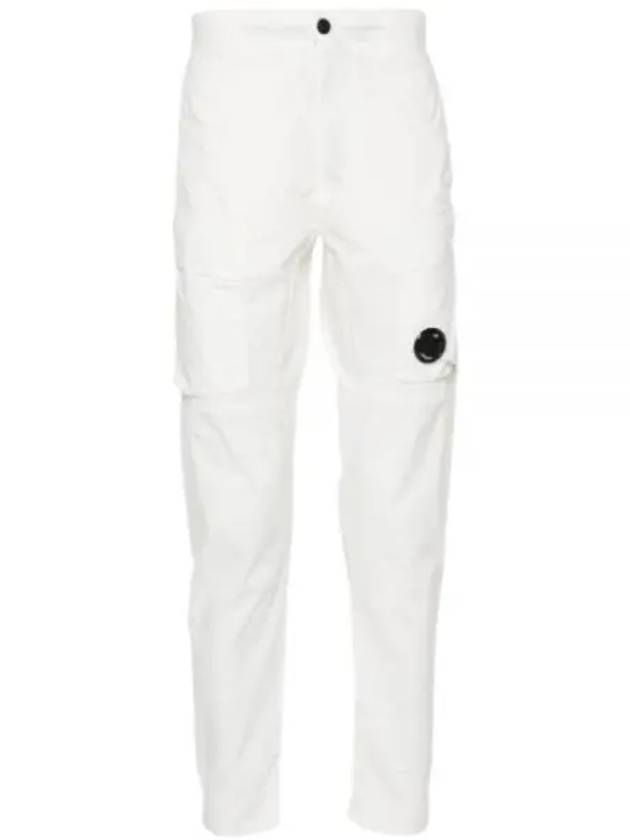 Lens Detail Cargo Pants White - CP COMPANY - BALAAN 2