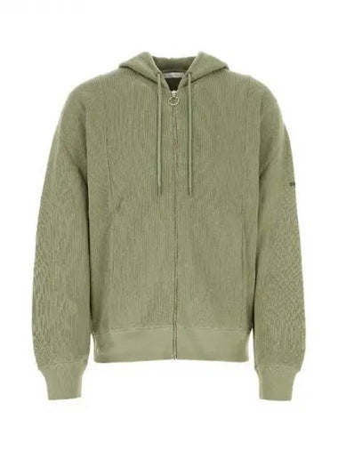 Logo sleeve hooded zip up - HELMUT LANG - BALAAN 1