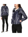 Logo Patch GI000195D 12220 9202 Women's Glossy Hooded Jacket993323 - HERNO - BALAAN 1