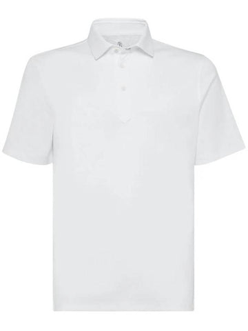 Cotton PK Shirt White - BRUNELLO CUCINELLI - BALAAN 1