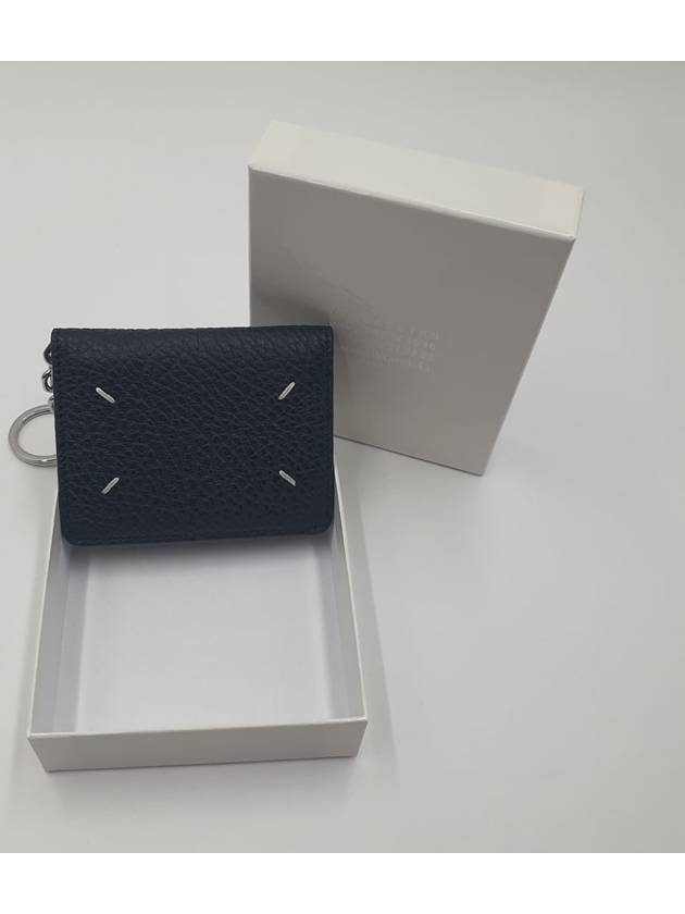 4 Stitch Keyring Card Wallet Black - MAISON MARGIELA - BALAAN 3