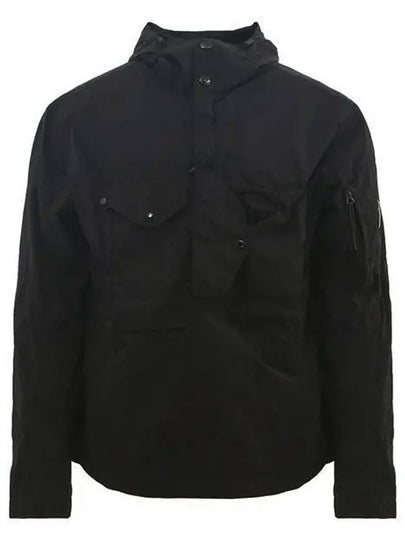 Men's Chorme-R Lens Patch Anorak Black - CP COMPANY - BALAAN 2