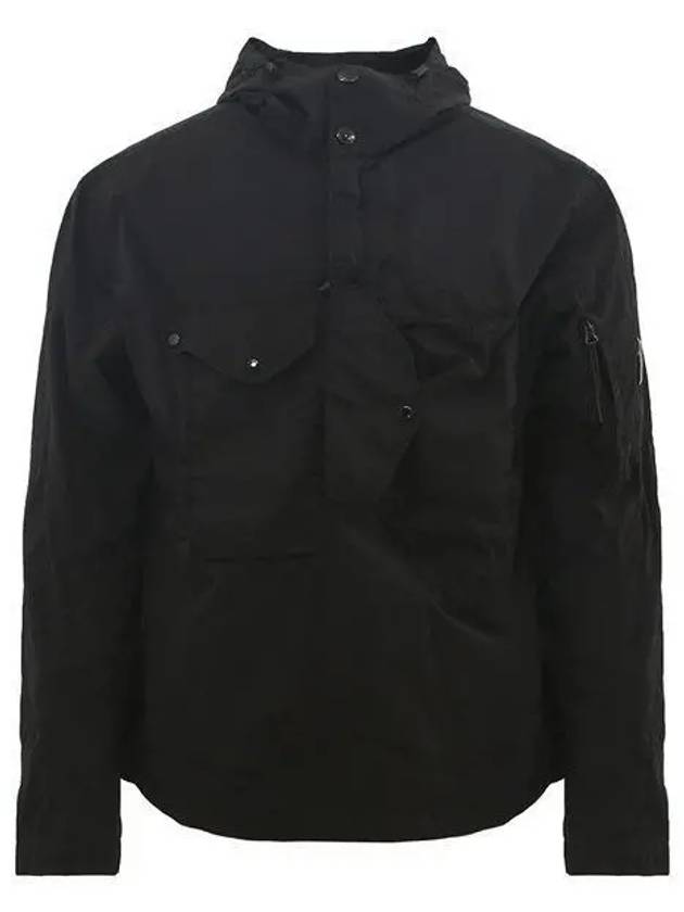 Men's Chorme-R Lens Patch Anorak Black - CP COMPANY - BALAAN 2