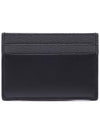 Signature Plain Calfskin Card Holder Anthracite Black - LOEWE - BALAAN.