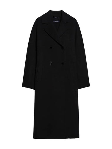 Capi Wool Double Coat Black - S MAX MARA - BALAAN 1