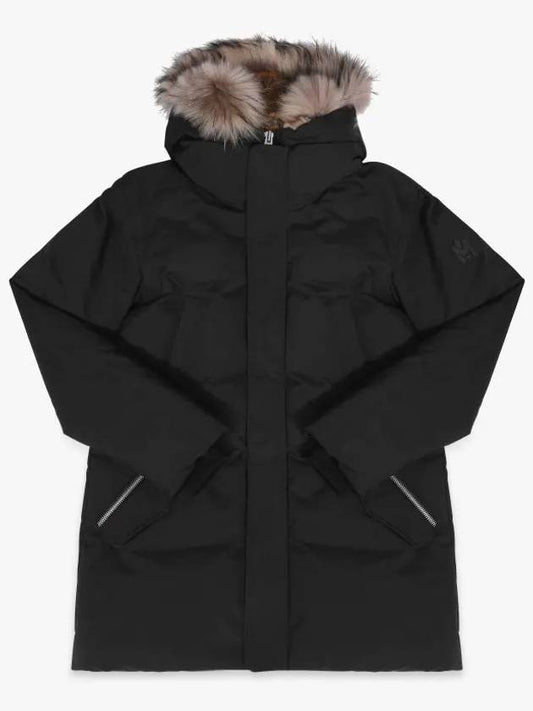 Edward Natural Fur Hooded Down Parka Black - MACKAGE - BALAAN 2