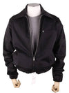 Heart Logo Zip-up Jacket Black - AMI - BALAAN 2