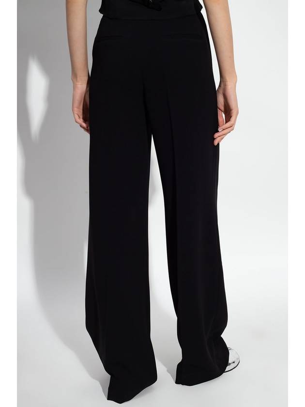 Michael Kors Pleat-front Trousers, Women's, Black - MICHAEL KORS - BALAAN 4