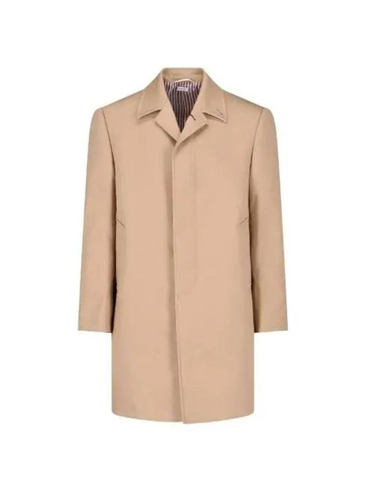 Men's Mackintosh Bal Collar Classic Single Coat Khaki - THOM BROWNE - BALAAN 2