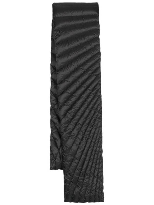 Radiance Quilted Padded Scarf Black - MONCLER - BALAAN 1