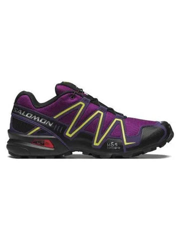 Speedcross 3 Low Top Sneakers Plum Black Crown - SALOMON - BALAAN 1