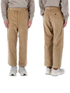 Men's Corduroy Straight Pants Beige - THOM BROWNE - BALAAN 2