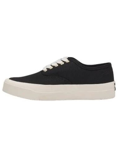 canvas sneakers black - MAISON KITSUNE - BALAAN 1