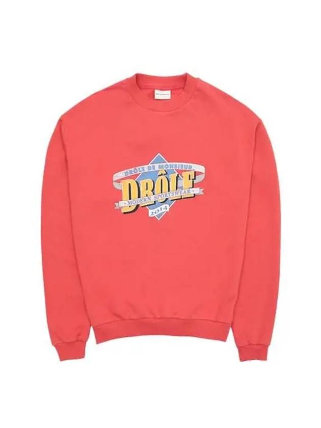 Apres Vintage Print Sweatshirt Red - DROLE DE MONSIEUR - BALAAN 2