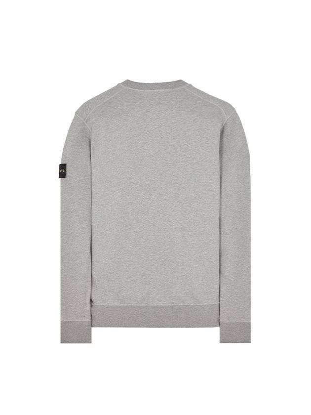 Wappen Patch Garment Dyed Sweatshirt Grey - STONE ISLAND - BALAAN 3